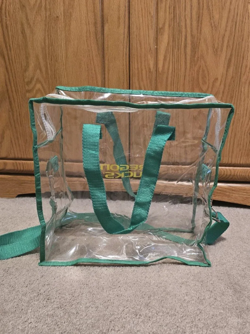 Oregon Ducks Clear Stadium Bag / Tote